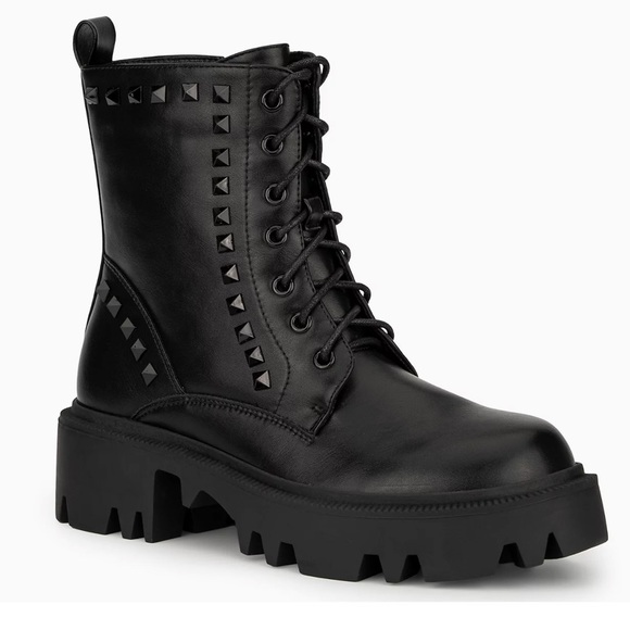 Ash Lewis Studs Studded Military Boots Olivia Miller Shoes Olivia